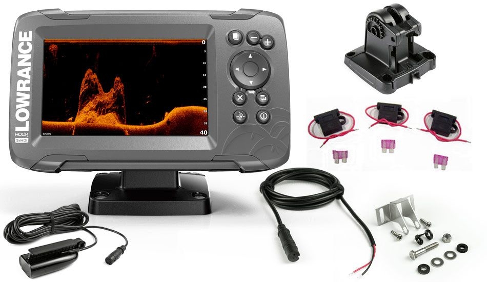 62120310 Lowrance Hook 2 -5x Eco GPS med Transductor Splithot 000 -14016 -001 62120310 Lowrance Hook 2 -5x Eco GPS med Transductor Splithot 000 -14016 -001