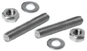 Stainless steel stud kit for cleats