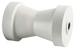 Central roller, white 130 mm  #OS0200302