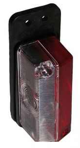 Clearance light rubber base white/red  #OS0202202