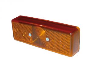 Clearance light orange retroreflector  #OS0202205