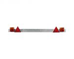 Adjustable rear bar with lights 110/190 cm  #OS0202314