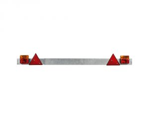 Adjustable rear bar with lights 110/190 cm  #OS0202314