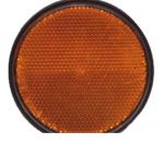 Adhesive orange catadioptric light 60 mm  #OS0202332