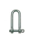 Long Stainless steel shackle with screw-lock Pin 6 mm #N61641100462