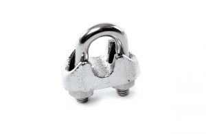Stainless steel U-bolt clamp for 11/12 mm cables #OS0418106