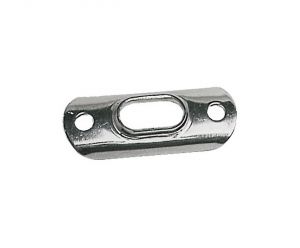 Stainless steel plate for T-terminals for cables Ø 4/5mm #OS0519605