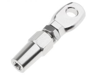 Terminale in inox ad occhio per cavi Ø 4 mm #OS0521904