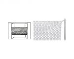 Berth protection nylon net 200x60cm #OS0633000