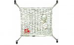 White elastic storage/object holder net 30x20cm #OS0633101