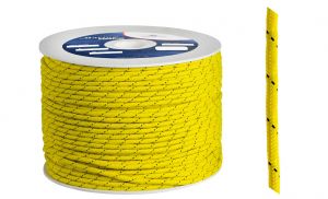 Polypropylene braid Ø 2mm Yellow 500mt spool #OS0642002GI