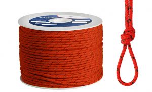 Polypropylene braid Ø 2mm Red 500mt spool #OS0642002RO