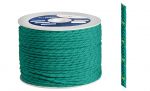 Polypropylene braide Ø 3mm Green 500mt spool  #OS0642003VE