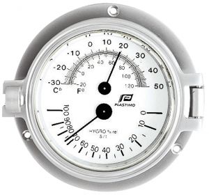 Plastimo Thermo-Hygrometer Temperature and Humidity Indicator Ø120mm #FNIP35885