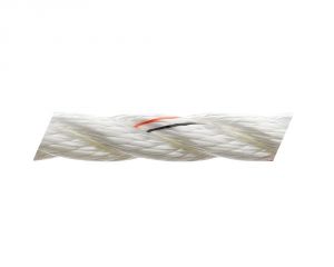 Marlow 3-strand pre-stretched line Ø 6mm White colour 200mt spool #OS0643106