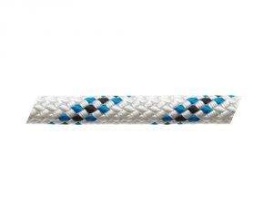 Marlow Braid Fleck Bianco con Segnalino Blu Ø 8mm Bobina da 200mt #OS0643208BL