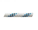 Marlow Marlowbraid Fleck Bianco con Segnalino Blu Ø 10mm Bobina da 200mt #OS0643210BL