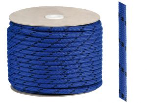Polyester sheet matt finish Ø 6mm Blue 200mt spool High strength #OS0643706BL