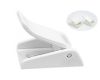 Fibbia in plastica bianca Per cinghie fino a 30mm fissaggio viti #OS0644130