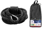 High-strength spliced mooring line Black Ø 16mm Length 8mt OS0644305