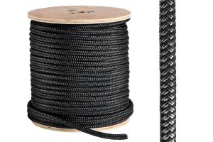 Doppia treccia alta tenacità Ø 14mm Bobina 100mt Nera #OS0646914