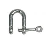 Stainless steel  U-shackle with captive pin 5mm 10 piece pack #OS0822005