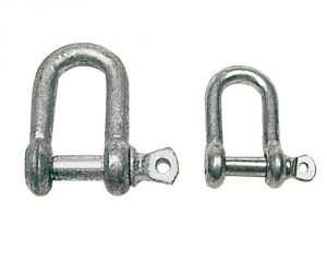 Galvanised steel D-shackle Pin 5mm 10 piece pack #OS0832005