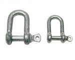Galvanised steel D-shackle Pin 6mm 10 piece pack #OS0832006