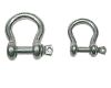 Galvanised steel bow shackle Pin 8mm 10 piece pack #OS0832908