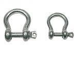 Galvanised steel bow shackle Pin 25mm #OS0832925