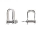 Stainless steel short strip shackle 4mm 10 piece pack #OS0876504