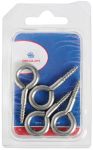 Stainless steel eye screws 28x3mm 10 piece pack #OS0903301