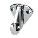 Chrome plated brass plate with snap shackle #N61742500508