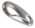 Stainless steel snap hook with spring opening L.31mm 10 piece pack #OS0924731
