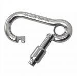 Stainless steel snap hook with outward opening L.60mm #OS0928706