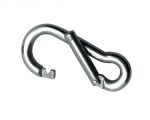 Stainless steel snap hook with asymmetric opening 80mm #OS0959008