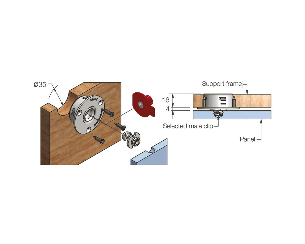 Central mobile joint