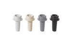 CAF-COMPO universal long thread screw stud White colour 10 piece pack #OS1050110