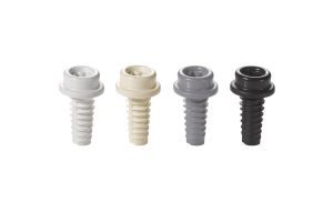 CAF-COMPO universal long thread screw stud White colour 10 piece pack #OS1050110