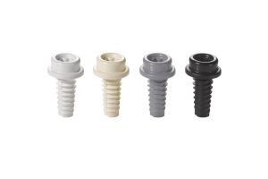 CAF-COMPO universal short thread screw stud White colour 100 piece pack #OS1050211