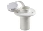 Plastic base recess fit on flat surface 3 contacts White plastic #OS1100001