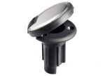 Black nylon recess fit base on flat surface 3 contacts Stainless steel cap #OS1100024