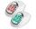 Pair Evoled LED navigation lights 112,5° left + 112,5° right 12V White ABS #OS1103901