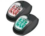 Pair Evoled LED navigation lights 112,5° left + 112,5° right Black ABS #OS1103902