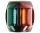Fanale di via a LED Sphera II bicolore 112,5° + 112,5° 12/24V 2W #OS1106005