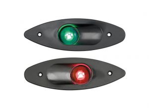 Built-in ABS navigation light red/black #OS1112901