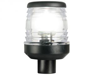 Fanale testa albero Classic da 360° LED 12/24V 1,7W Nero #OS1113313