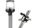 360° telescopic angled LED pole with light Black #OS1114010