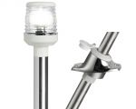 360° telescopic angled LED pole with light White #OS1114011