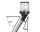 360° light pole with 30° light 60cm Black #OS1114020